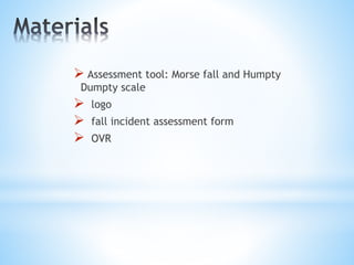 Fall prevention and mangemnet | PPTX