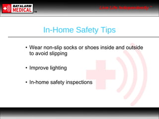 Fall Prevention Home Safety For Seniors Ppt