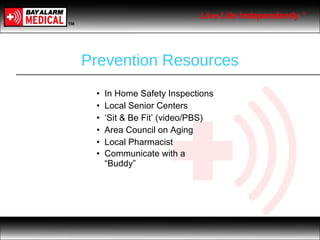 Fall Prevention Home Safety For Seniors Ppt