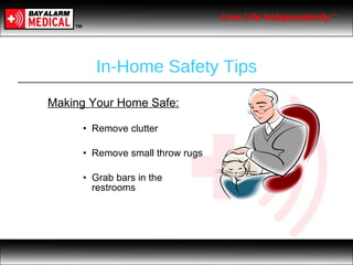 Fall Prevention Home Safety For Seniors Ppt