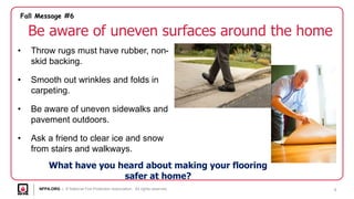 Fall Prevention for Older Adults in the community | PPTX