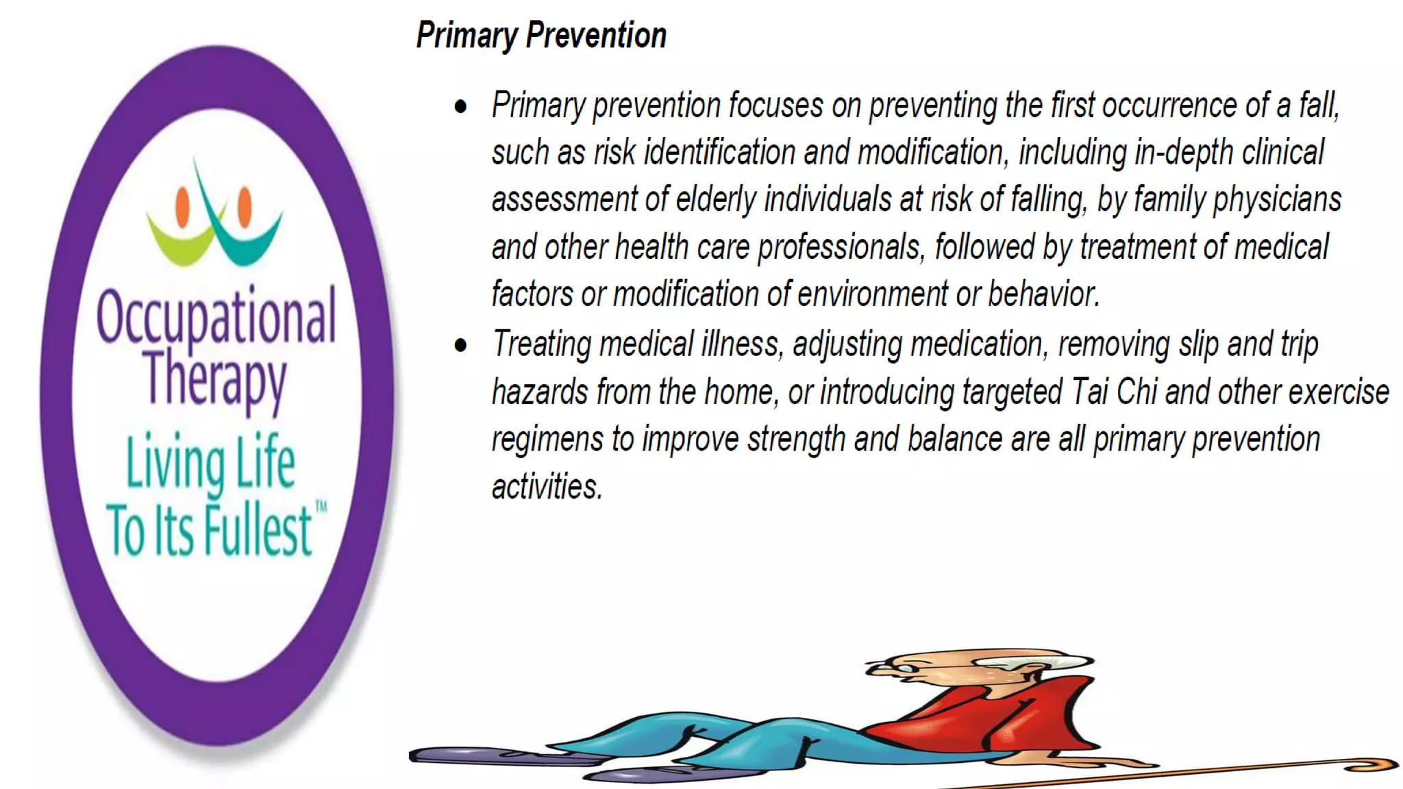 Fall Prevention Strategies Elderly Population part 1
