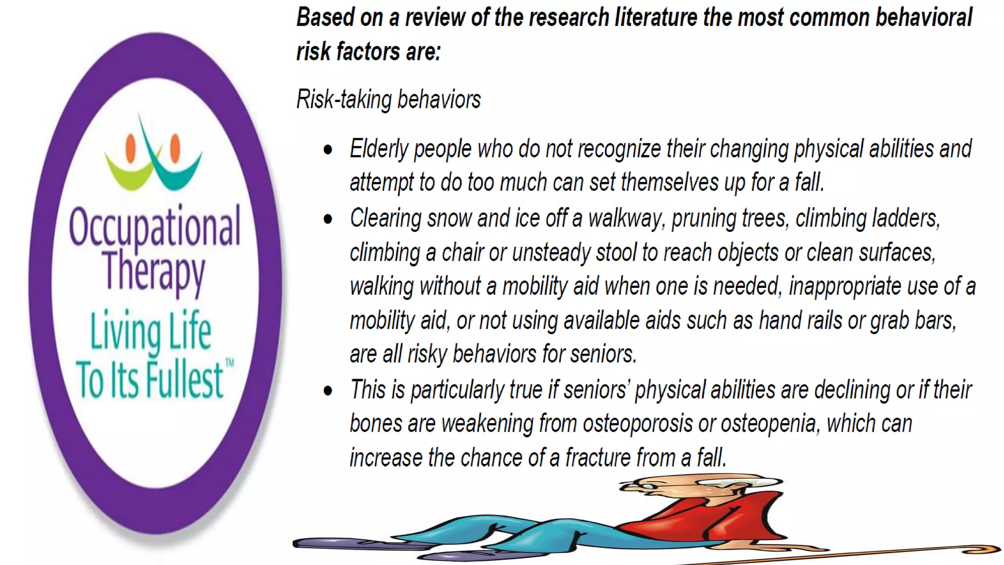 Fall Prevention Strategies Elderly Population part 1