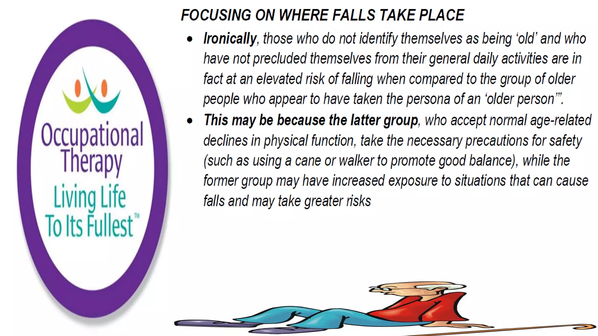 Fall Prevention Strategies Elderly Population part 1