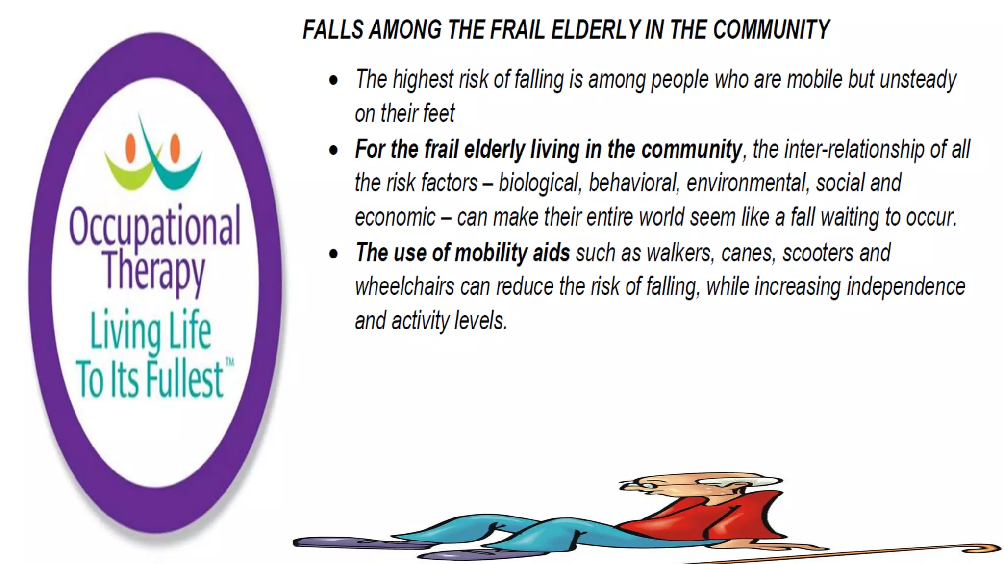 Fall Prevention Strategies Elderly Population part 1