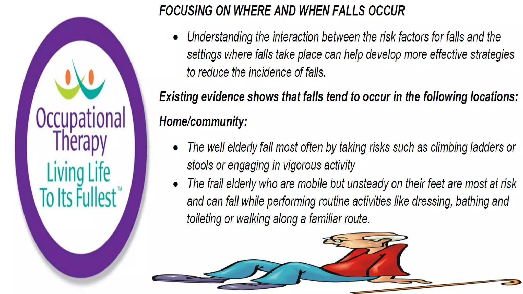 Fall Prevention Strategies Elderly Population part 1