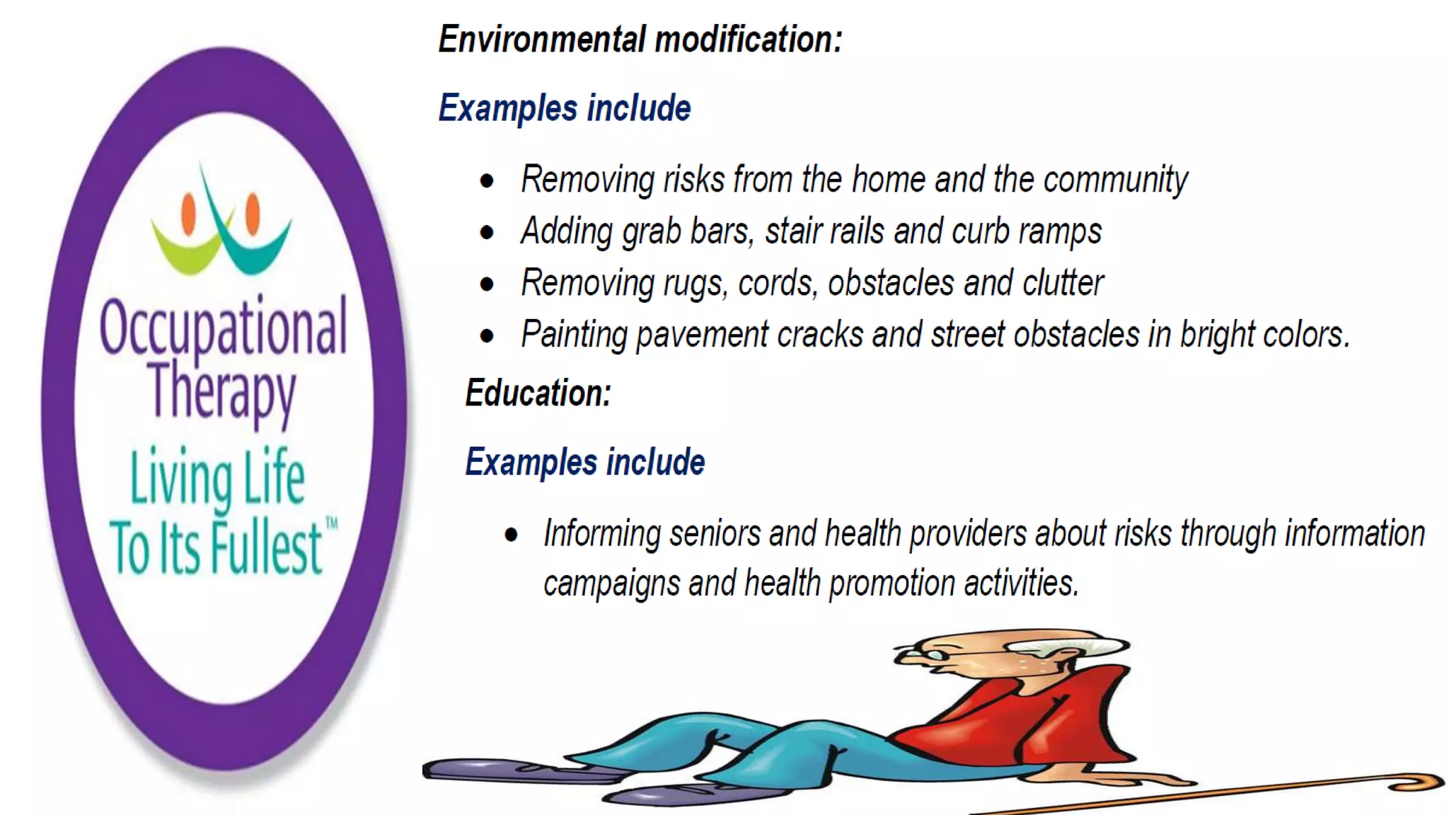 Fall Prevention Strategies Elderly Population part 1