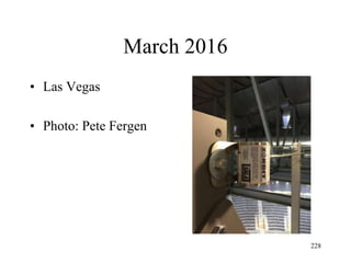 March 2016
• Las Vegas
• Photo: Pete Fergen
228
 