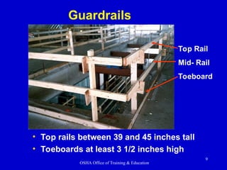 Toebords Fall Protection Construction.ppt safety Health and Environment | PPT