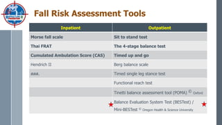 Fall Risk and Assessment (4th ed) | PPTX