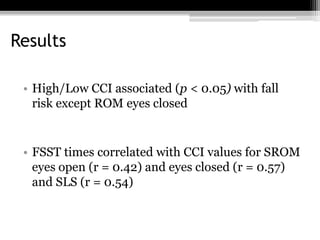 Fall risk presentation | PPTX