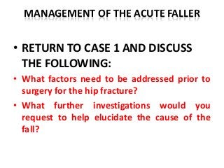 Falls in elderly | PPTX
