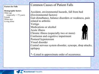 Falls Prevention Direct Care | PPT