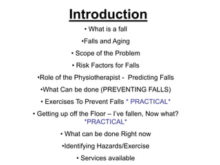 Falls and Fracture Prevention - Michael Kutcher, Movement for Life ...