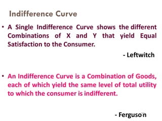 Microeconomics Indifference-Curve-Analyses | PPT