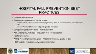 2018: Falls evidence based prevention gwep | PPTX