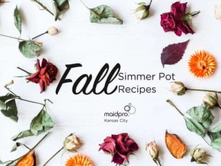 Fall Simmer Pot Recipes
MaidPro Kansas City
 