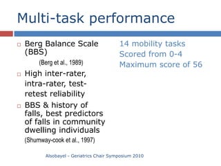 Falls in elderly | PPTX