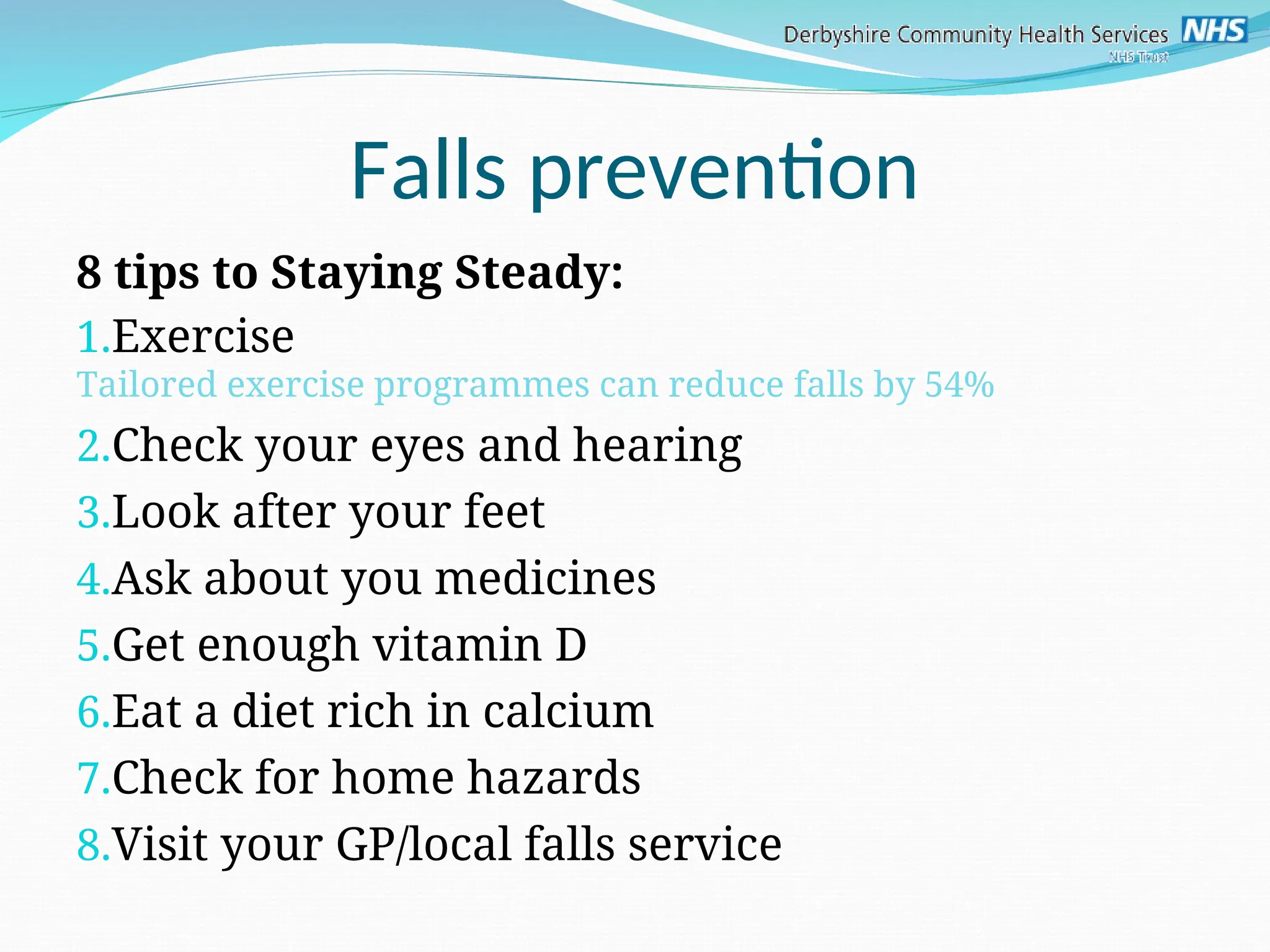 Falls_Prevention in elderly people's and geriatrics. Ppt | PPT