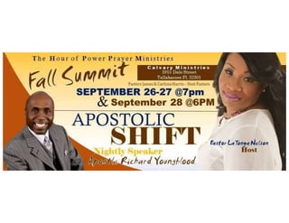 Fall summit 2014 apostolic shift