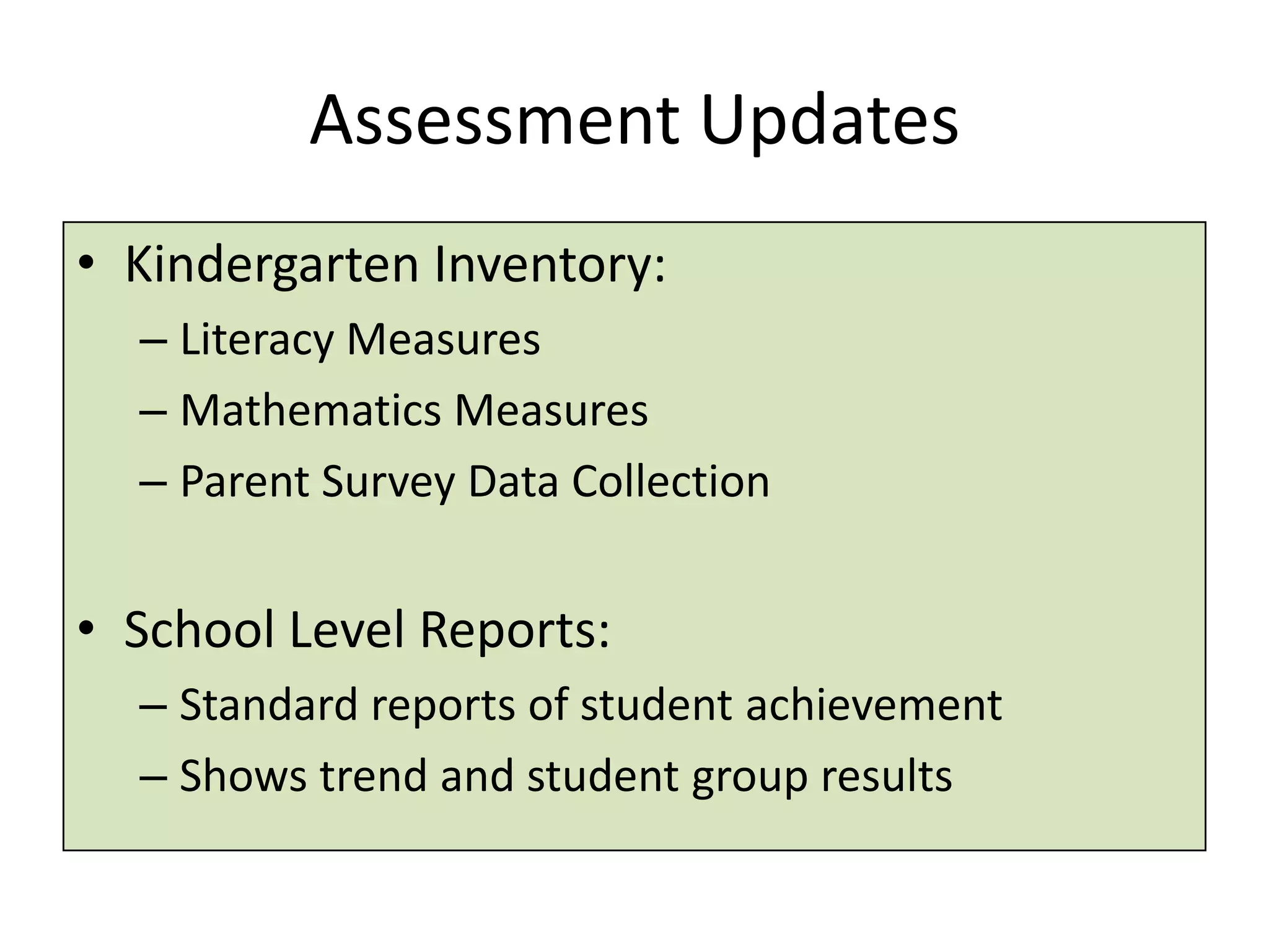 Additional Instructional Support:
  Strategic or Intensive Intervention
• An academic interventionist
  provides research-based
  strategic or intensive
  academic interventions for
  students who need
  additional support beyond
  what their classroom
  teacher does and/or can
  provide.


                                        14
 