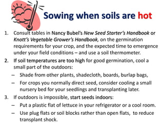 Dealing with the challenges of cold weather -
Extending the survival of frost-tender crops beyond the
first fall frosts
 ...