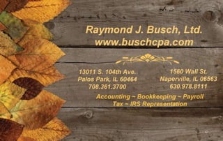 Raymond J. Busch, Ltd.