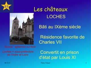 Les châteaux AMBOISE Époque : Renaissance 