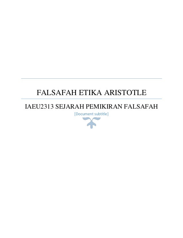 Falsafah Etika Aristotle