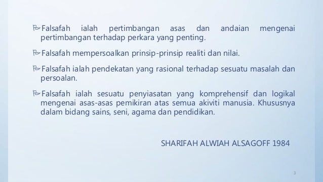 Falsafah Objektif Kurikulum Pendidikan Bahasa Arab