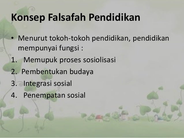 Falsafah Pendidikan