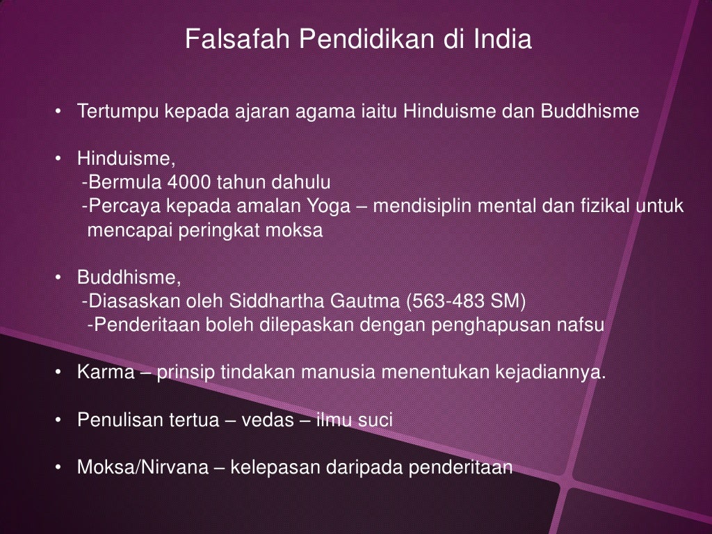 Falsafah pendidikan islam dan timur
