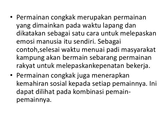 Falsafah permainan congkak