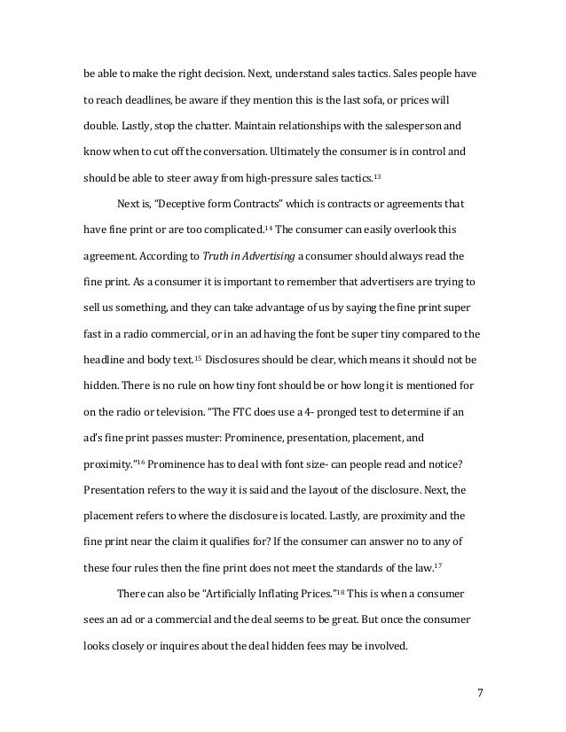 Essay advertisements misleading