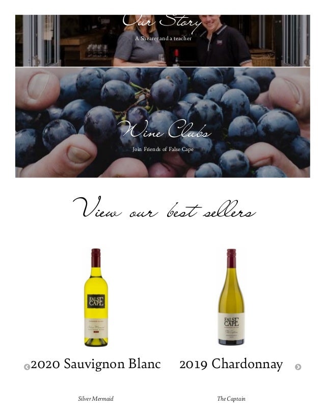 false cape wines