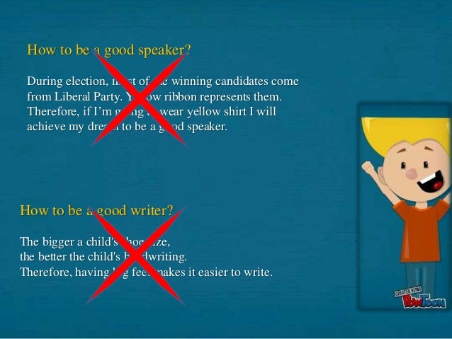 example of false cause and effect