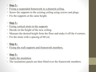False ceiling | PPTX