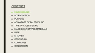 False ceiling | PPTX