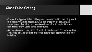 False ceiling | PPTX
