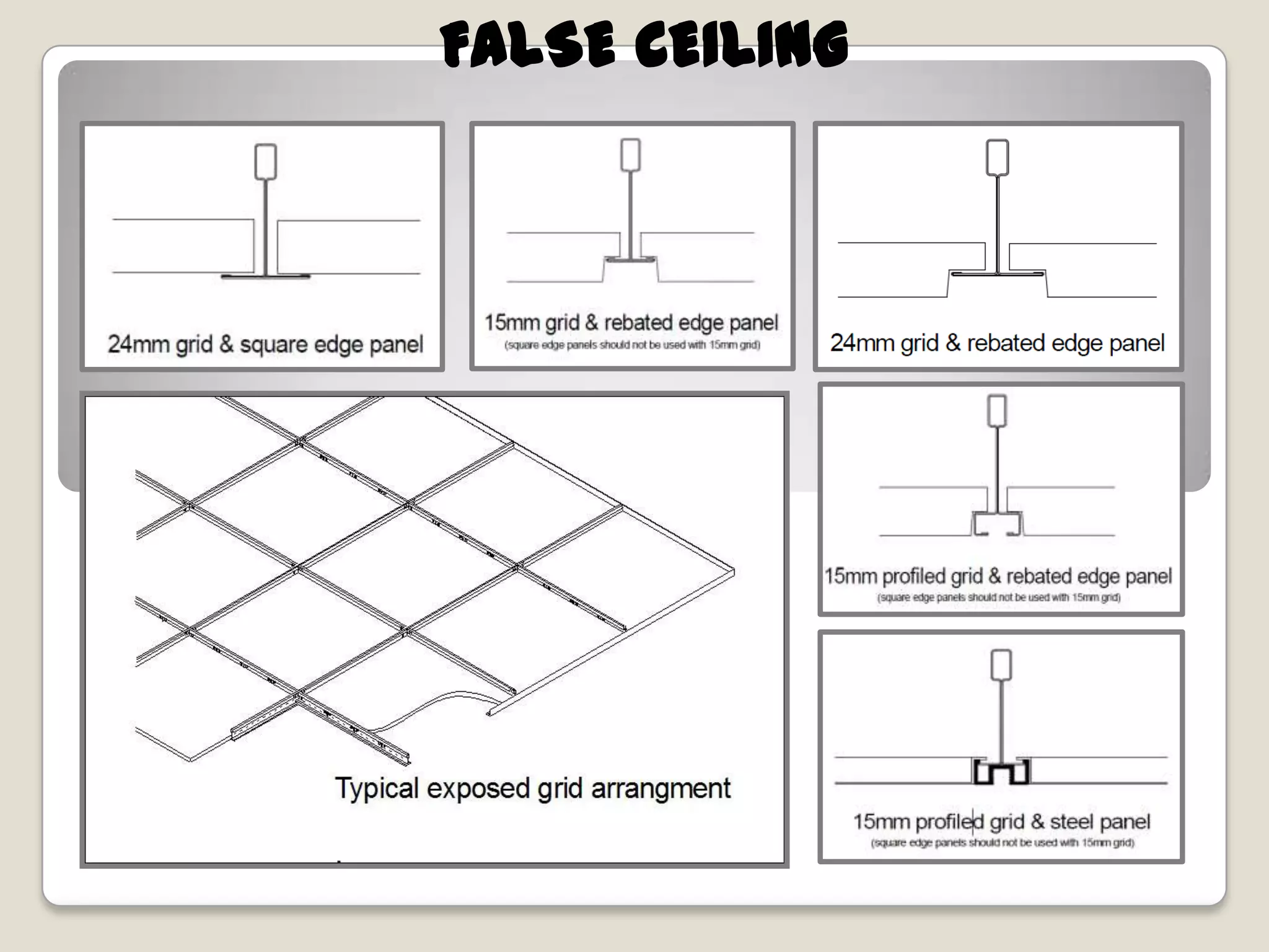 FALSE CEILING

 