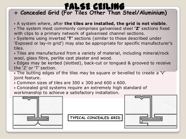 False Ceiling 6th Sem