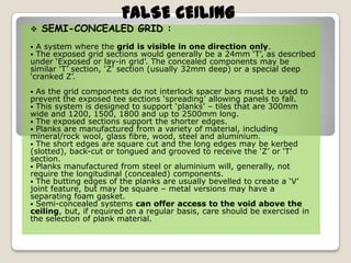 False ceiling 6th sem | PPSX
