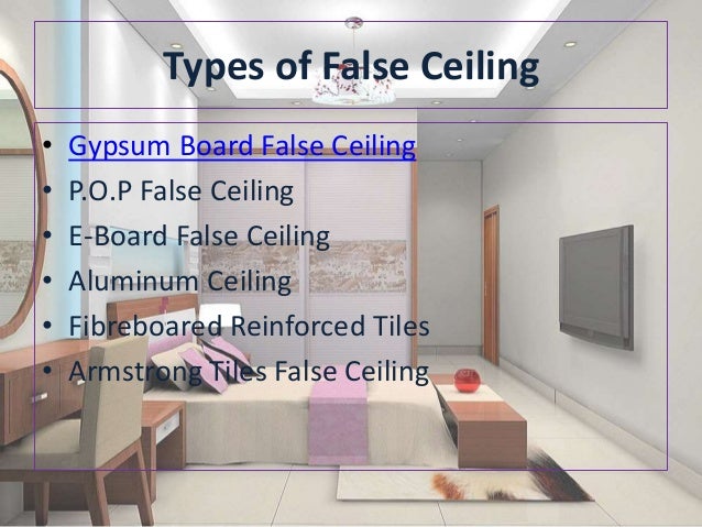 Armstrong Board False Ceiling