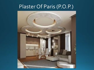 False ceiling materials | PPTX