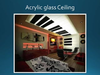 False ceiling materials | PPTX