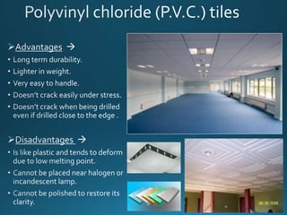 False ceiling materials | PPTX