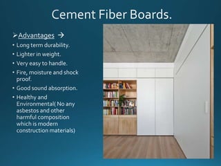 False ceiling materials | PPTX