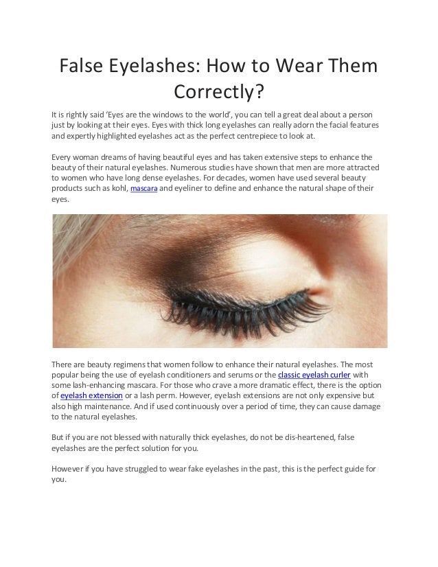 False Eyelashes How to Wear Them Correctly MoxieLash