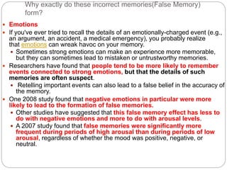 False memory | PPTX