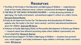 The social pedagogical foundation of family upbringing | PDF